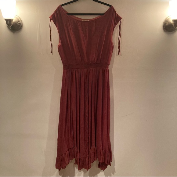 NWT XL mia joy boutique Gia Maxi Dress in Mesa Rose BOHO - Picture 3 of 12
